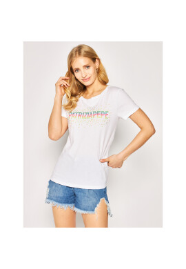 Patrizia Pepe Тишърт 2M3924/A4V5-W103 Бял Regular Fit - Pepit.bg