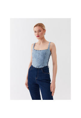 Patrizia Pepe топ 2C1470/D043-C960 Син Slim Fit - Pepit.bg