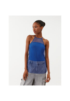 Patrizia Pepe топ 8M1547/A9U8-C966 Син Regular Fit - Pepit.bg