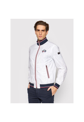 Paul&Shark Яке бомбър 22412035 Бял Regular Fit - Pepit.bg