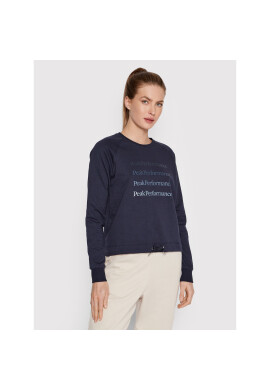 Peak Performance Суитшърт Ground Crew G77288010 Тъмносин Regular Fit - Pepit.bg