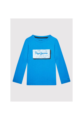 Pepe Jeans Блуза Asier PB503195 Син Regular Fit - Pepit.bg