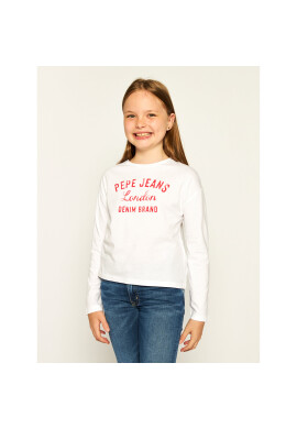 Pepe Jeans Блуза Ciara PG502378 Бял Regular Fit - Pepit.bg