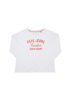 Pepe Jeans Блуза Ciara PG502392 Бял Regular Fit - Pepit.bg