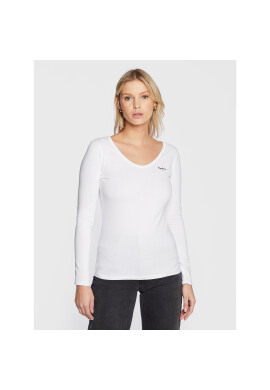 Pepe Jeans Блуза Corine PL505306 Бял Regular Fit - Pepit.bg