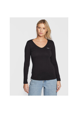 Pepe Jeans Блуза Corine PL505306 Черен Regular Fit - Pepit.bg