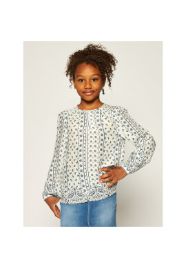 Pepe Jeans Блуза Cota PG301305 Бял Regular Fit - Pepit.bg