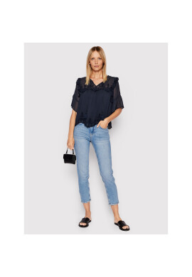 Pepe Jeans Блуза Gisela PL304291 Тъмносин Relaxed Fit - Pepit.bg