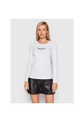 Pepe Jeans Блуза New Virginia PL505203 Бял Slim Fit - Pepit.bg