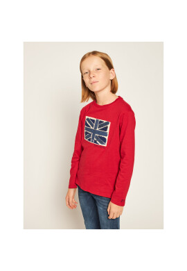 Pepe Jeans Блуза Reynold PB502619 Червен Regular Fit - Pepit.bg