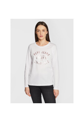 Pepe Jeans Блуза Rio PL505326 Бял Regular Fit - Pepit.bg
