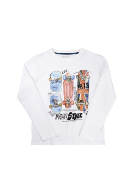 Pepe Jeans Блуза Thrys PB502695 Бял Regular Fit - Pepit.bg