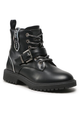 Pepe Jeans Ботуши Hatton Laces PGS50186 Черен - Pepit.bg