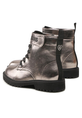 Pepe Jeans Ботуши Hatton Strap Metal PGS50168 Сребрист - Pepit.bg