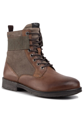 Pepe Jeans Ботуши Tom Cut Mix Rugged PMS50174 Кафяв - Pepit.bg