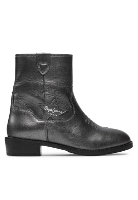 Pepe Jeans Ботуши Western Metal PGS50175 Сив - Pepit.bg