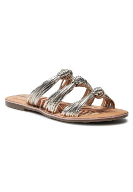 Pepe Jeans Чехли March Mets PLS90448 Златист - Pepit.bg