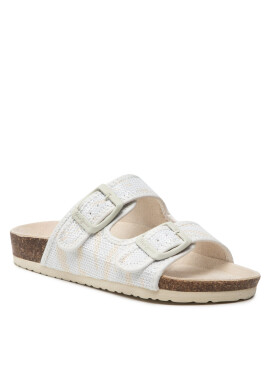 Pepe Jeans Чехли Oban Zebra PLS90562 Бял - Pepit.bg