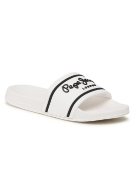 Pepe Jeans Чехли Slider Basic 0.2 PMS70091 Бял - Pepit.bg