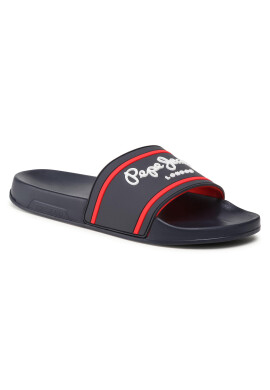 Pepe Jeans Чехли Slider Basic 0.2 PMS70091 Тъмносин - Pepit.bg