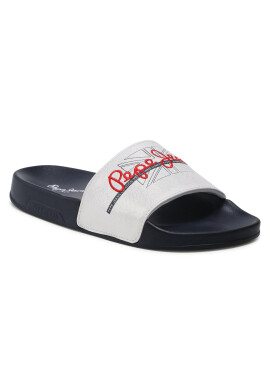 Pepe Jeans Чехли Slider Flag PLS70097 Бял - Pepit.bg