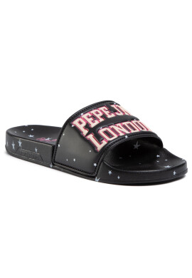 Pepe Jeans Чехли Slider Stars PLS70078 Черен - Pepit.bg