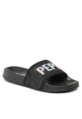 Pepe Jeans Чехли Slider Knit W PLS70128 Черен - Pepit.bg