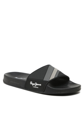 Pepe Jeans Чехли Slider Texture PMS70125 Черен - Pepit.bg