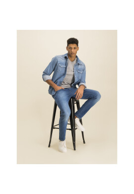 Pepe Jeans Дънки Stanley PM201705 Син Slim Fit - Pepit.bg