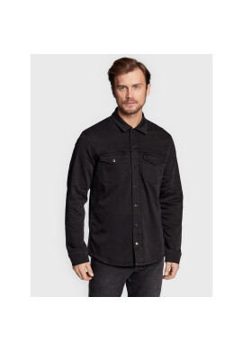 Pepe Jeans дънкова риза Dave PM307671 Черен Regular Fit - Pepit.bg