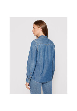 Pepe Jeans дънкова риза Rhonda PL303876 Син Regular Fit - Pepit.bg