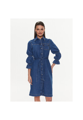 Pepe Jeans Дънкова рокля Elodie PL953196 Син Regular Fit - Pepit.bg