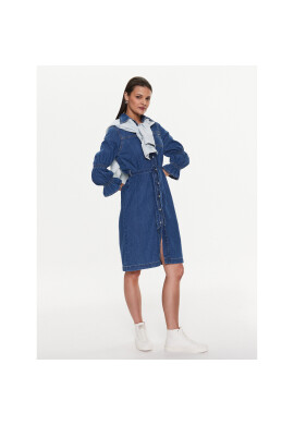 Pepe Jeans Дънкова рокля Elodie PL953196 Син Regular Fit - Pepit.bg