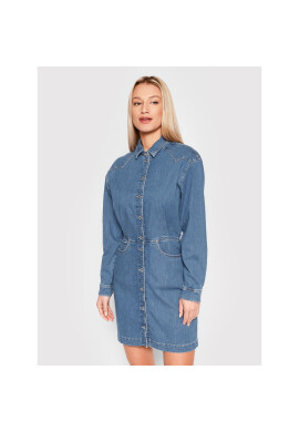 Pepe Jeans Дънкова рокля Jane PL953063 Син Regular Fit - Pepit.bg