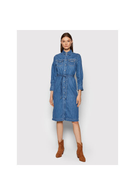 Pepe Jeans Дънкова рокля Scarlett PL952996 Син Regular Fit - Pepit.bg