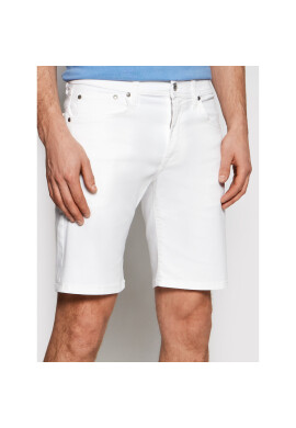 Pepe Jeans Дънкови шорти Cane PM800543 Бял Slim Fit - Pepit.bg