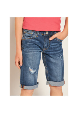 Pepe Jeans Дънкови шорти Cashed PB800333 Тъмносин Regular Fit - Pepit.bg