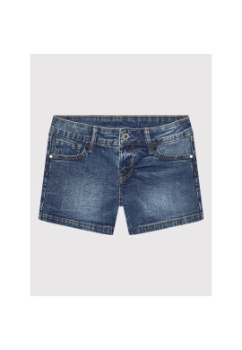 Pepe Jeans Дънкови шорти Foxtail PG800782 Тъмносин Regular Fit - Pepit.bg