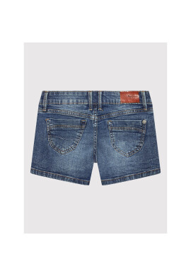 Pepe Jeans Дънкови шорти Foxtail PG800782 Тъмносин Regular Fit - Pepit.bg