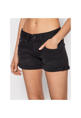 Pepe Jeans Дънкови шорти Siouxie PL801002 Черен Regular Fit - Pepit.bg