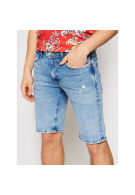Pepe Jeans Дънкови шорти Stanley PM800792 Син Slim Fit - Pepit.bg