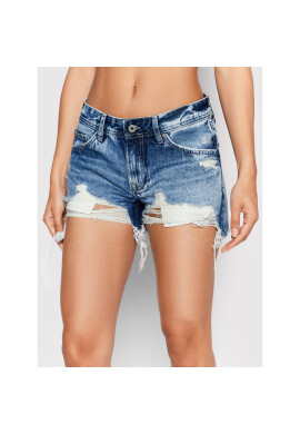 Pepe Jeans Дънкови шорти Trasher PL801004 Син Regular Fit - Pepit.bg