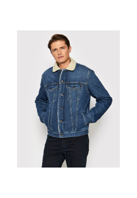 Pepe Jeans Дънково яке Pinner Dlx PM401281 Син Regular Fit - Pepit.bg