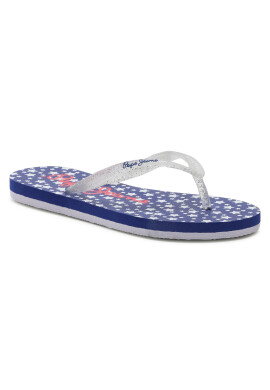 Pepe Jeans Джапанки Beach Stars PGS70038 Бял - Pepit.bg