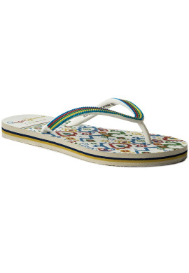 Pepe Jeans Джапанки Rake Shari PLS70031 Бял - Pepit.bg