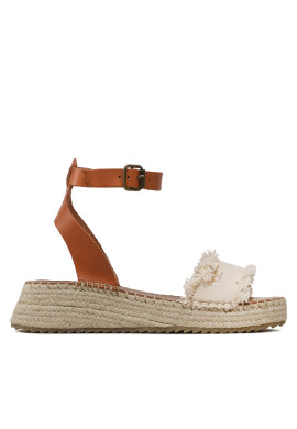Pepe Jeans Еспадрили Kate Fabric PLS90592 Бял - Pepit.bg