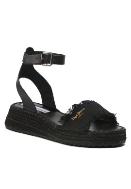 Pepe Jeans Еспадрили Kate Fabric PLS90592 Черен - Pepit.bg