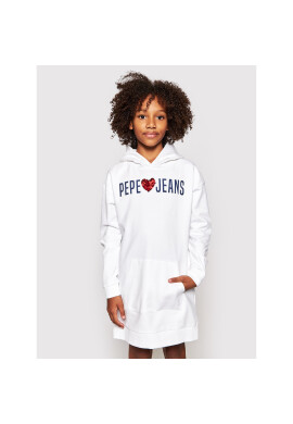Pepe Jeans Ежедневна рокля Harper PG951495 Бял Regular Fit - Pepit.bg