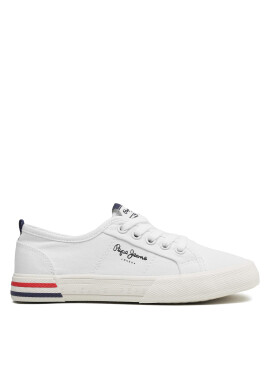 Pepe Jeans Гуменки Brady Basic G PGS30561 Бял - Pepit.bg