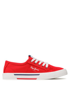 Pepe Jeans Гуменки Brady Boy Basic PBS30527 Червен - Pepit.bg
